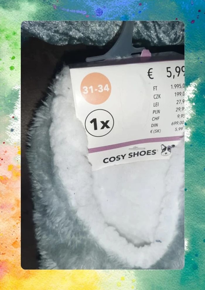 🐧 Chaussons chaussettes antidérapants – Taille 31/34 - photo numéro 2