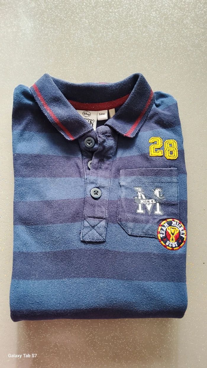 Polo class Mickey 5-6 ans
