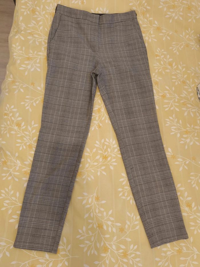Pantalon Zara Femme Taille S Carreaux