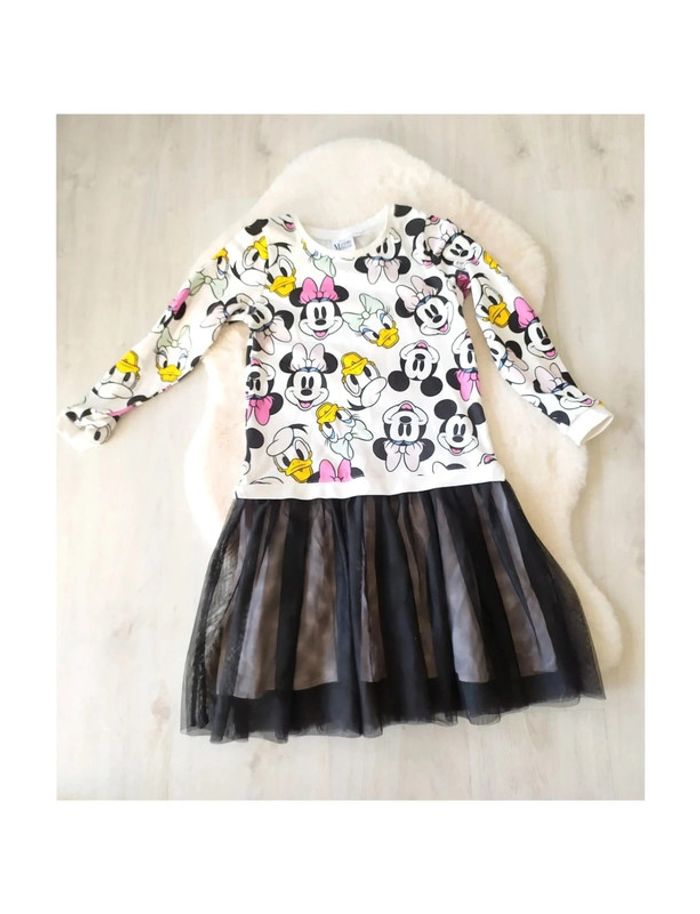 Robe sweat Minnie Mouse avec jupe plissée en tulle 8-10 ans 134/150 cm
