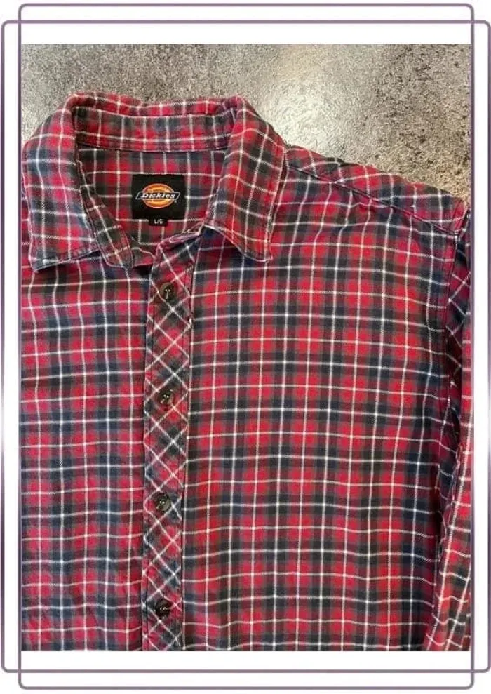 Chemise carreaux homme Dickies L Men shirt - Herrenhemd - Camicia uomo - photo numéro 2