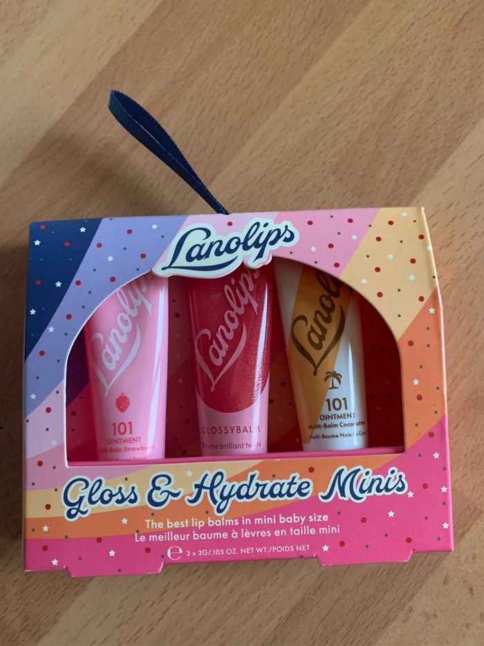 3 minis baumes Lanolips