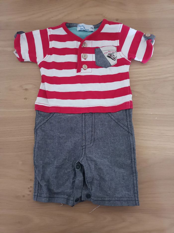 Ensemble été bébé 0 mois