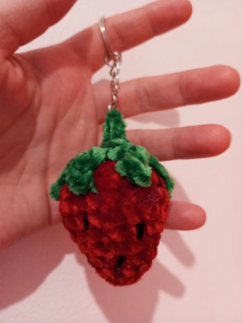 Porte-clés petite fraise
