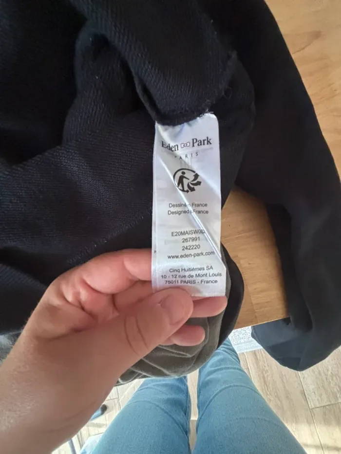 Pull en coton Éden Park bleu marine Taille 12 ans - photo numéro 7