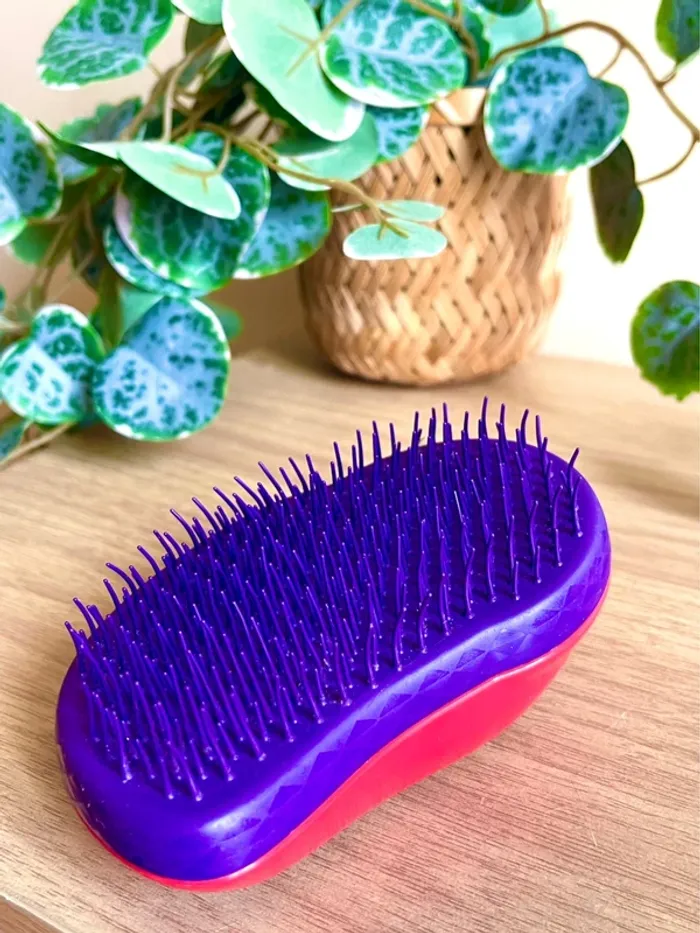 Célèbre Brosse tangel teezer et démêlante compacte violette et rose - photo numéro 5