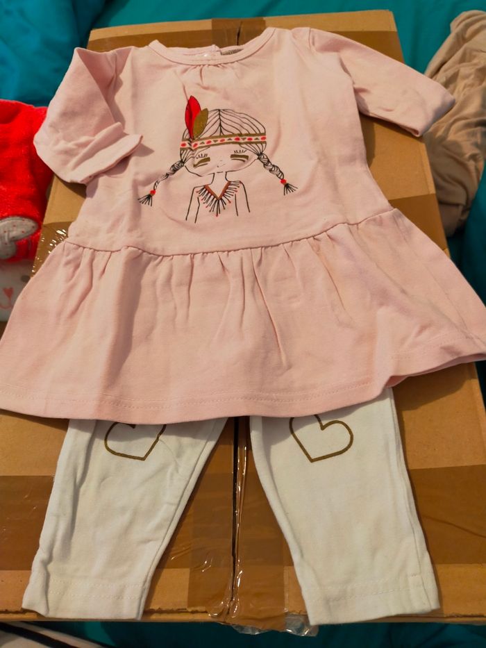 Ensemble robe legging 3 mois