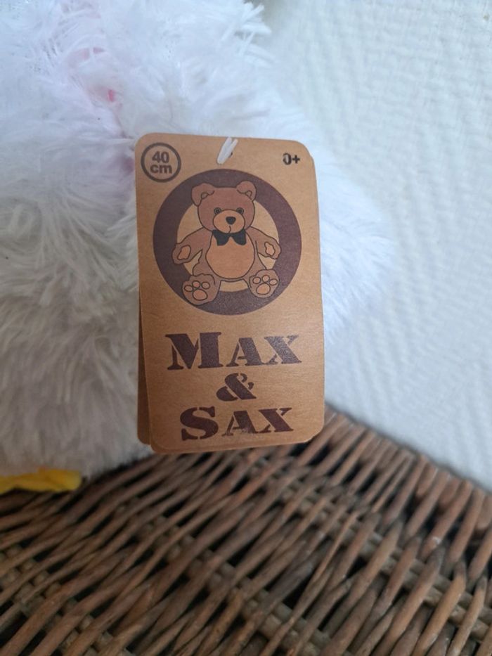 Peluche poussin neuve 40 cm Max et sax - photo numéro 2