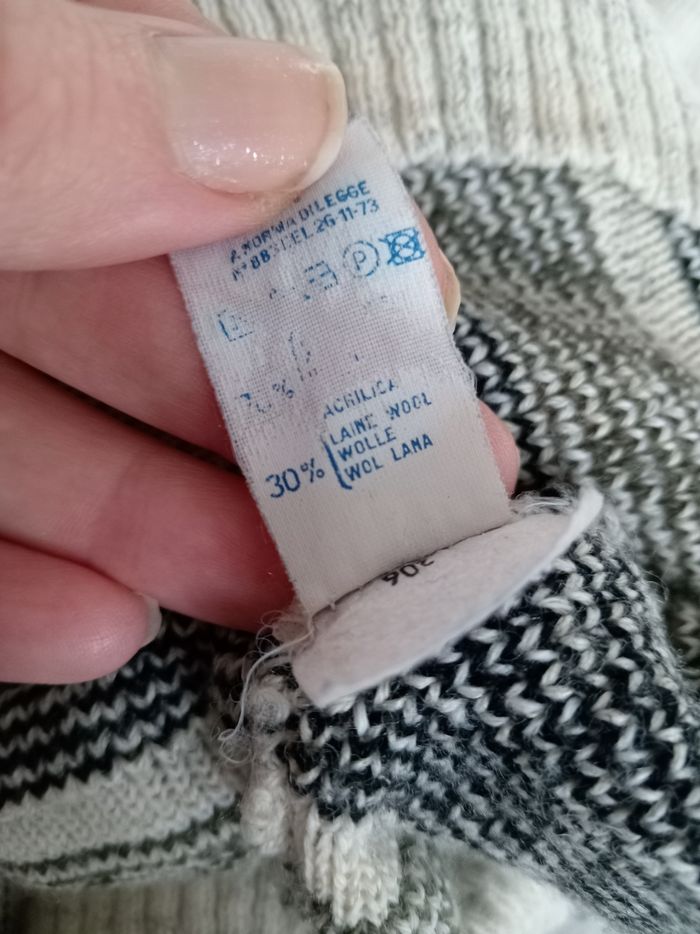 Pull Vintage d'hiver en laine - photo numéro 6