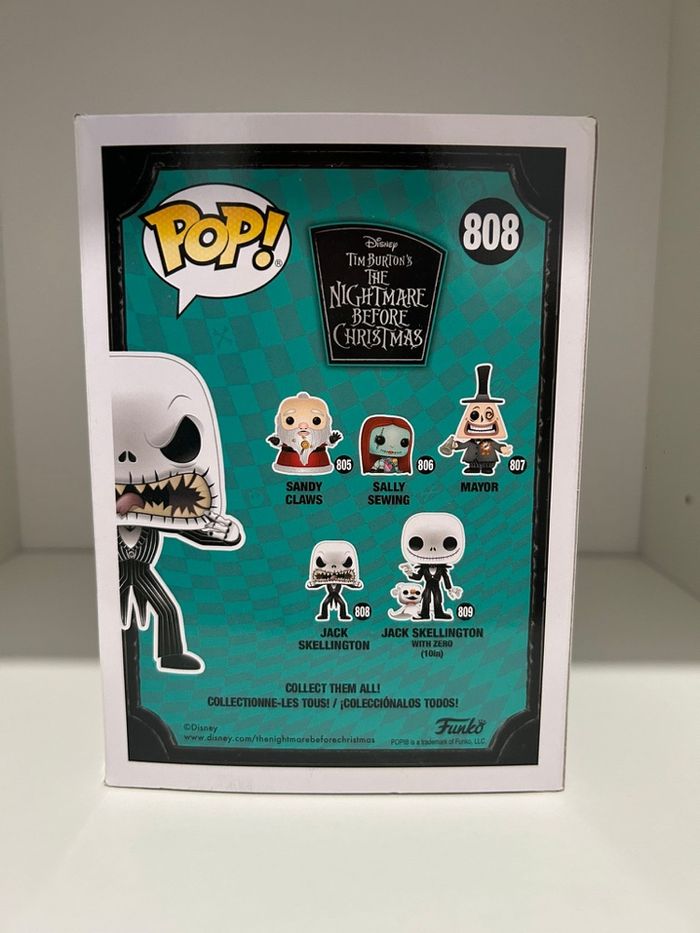 Funko Pop Disney – Jack Skellington (#808) - photo numéro 2