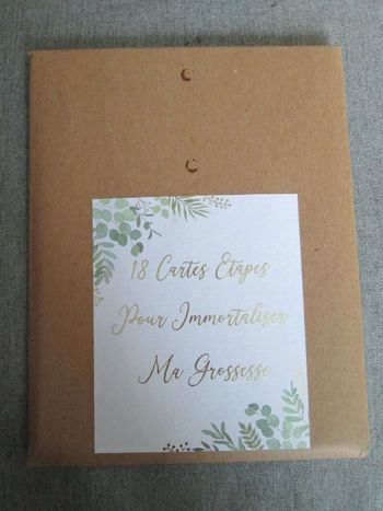 Cartes étapes de grossesse