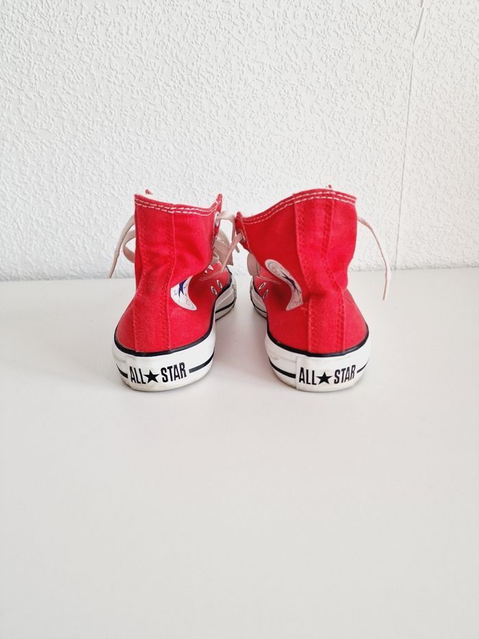 Converse - Chuck Taylor - Baskets hautes - Rouge - photo numéro 5