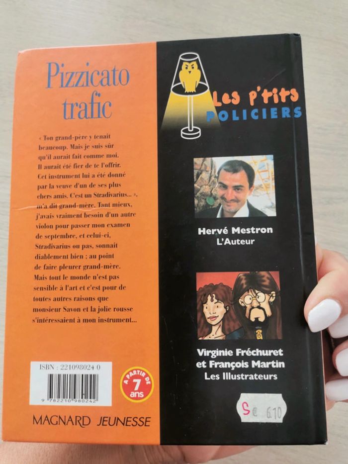 Livre policier enfants Pizzicato trafic - photo numéro 3