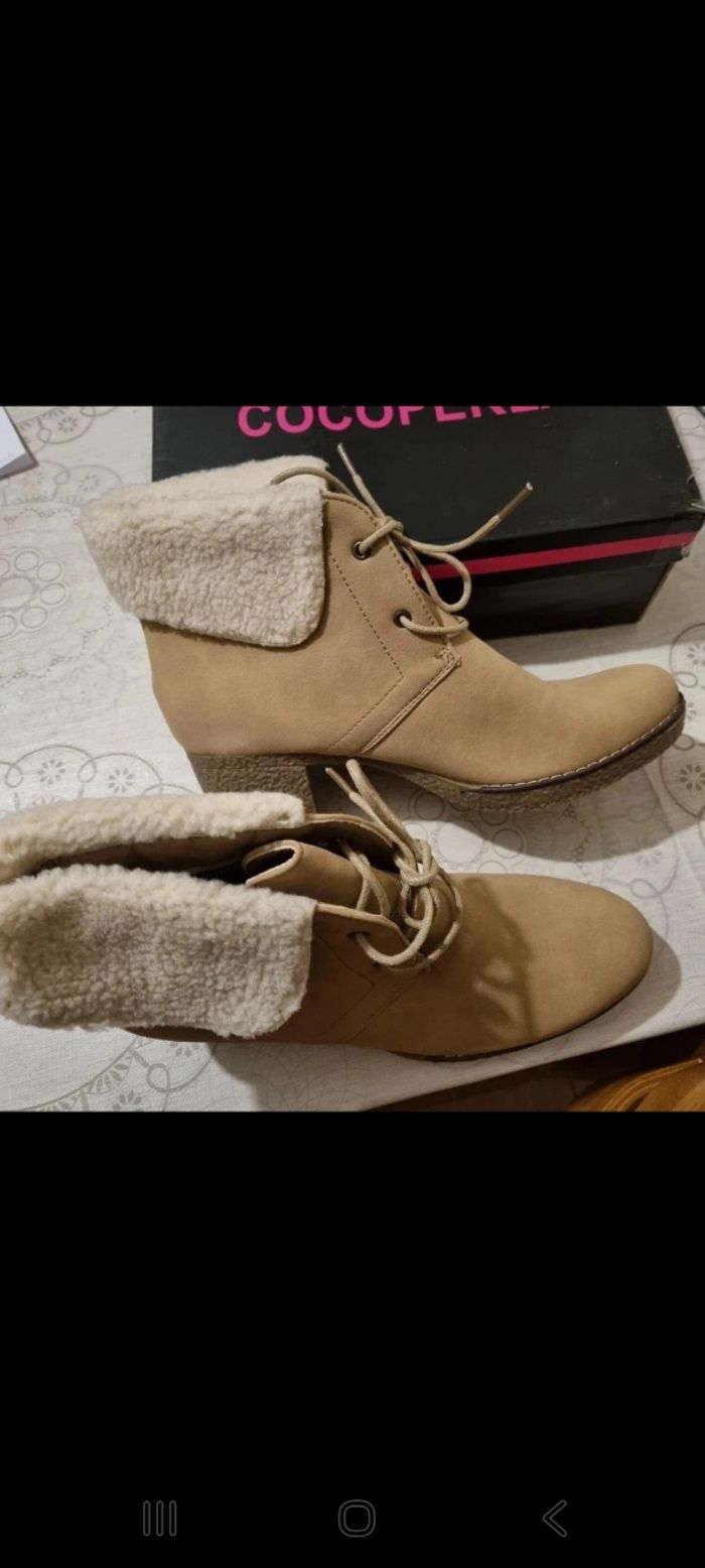 superbes chaussures / boots taille 40 🎁 neuf - photo numéro 3