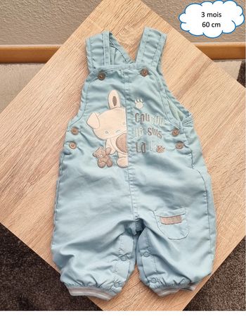 Salopette 3 mois - 60 cm