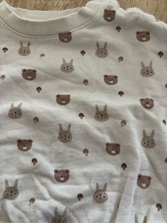 Ensemble pull et pantalon cargo 9 mois Bon état Kiabi - photo numéro 3