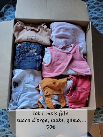 Gros lot 1m fille 