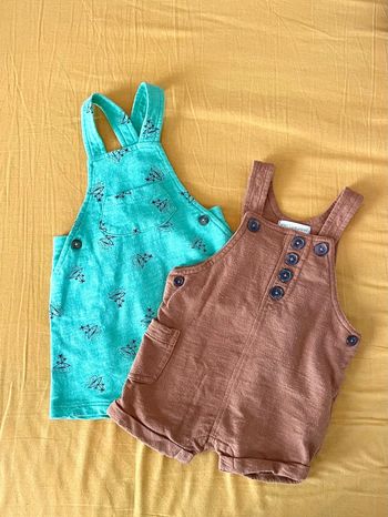 Lot de 2 salopettes