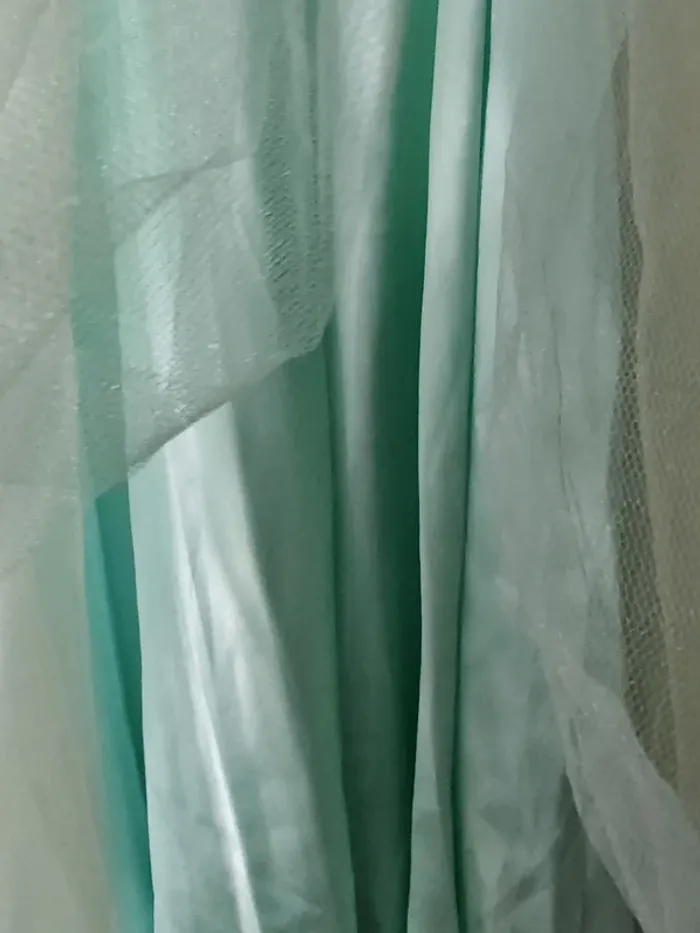 Robe de cérémonie dorée et menthe - 38/40 - photo numéro 5