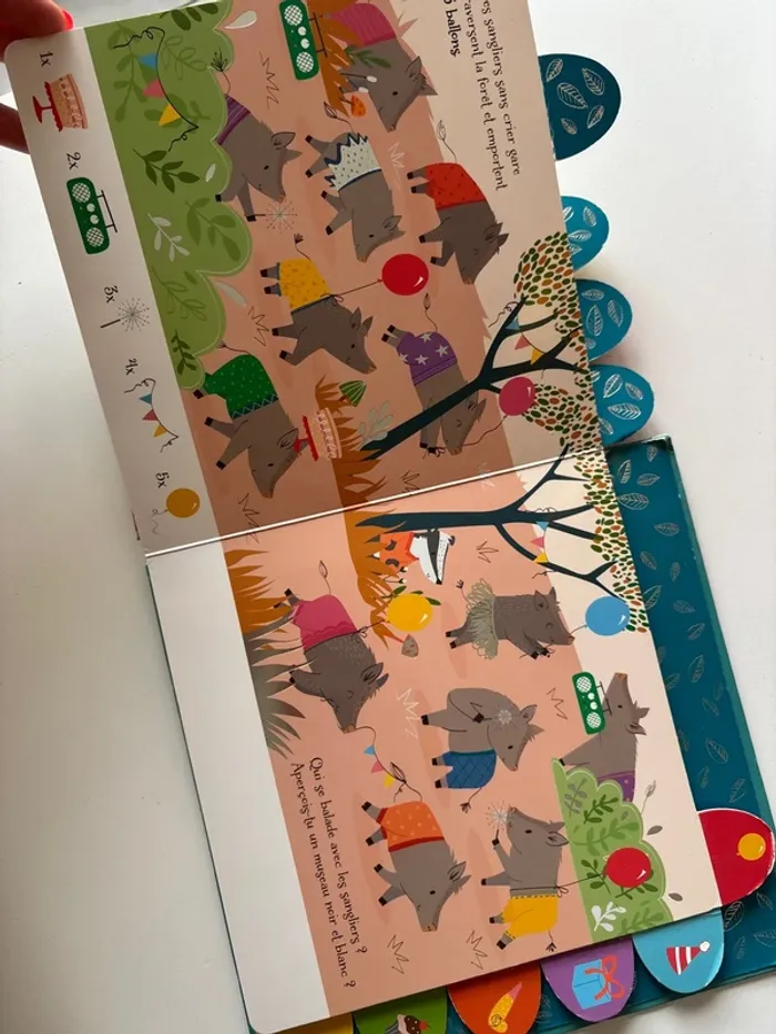 Livre cherche et trouve le club des animaux. Joyeux anniversaire. - photo numéro 5
