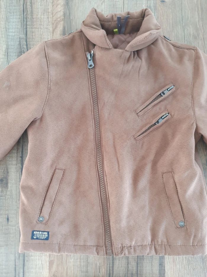 Veste suédine Camel 3 ans - photo numéro 2