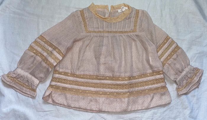 blouse Bass10 12-18 mois valeur 28 euros