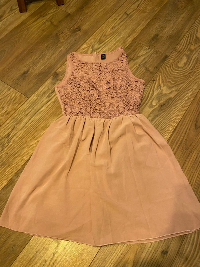 Robe vieux rose dentelle Shein T36/S - photo numéro 6
