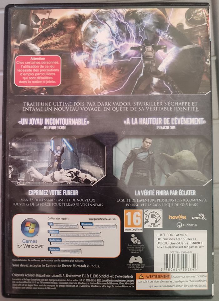 Jeux vidéo : Star Wars Le pouvoir de la force 2 - PC - photo numéro 2