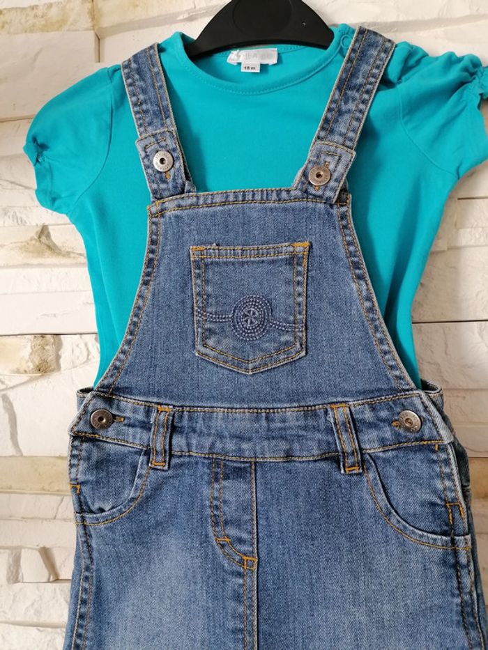 Robe jean's et T. Shirt fille - photo numéro 2