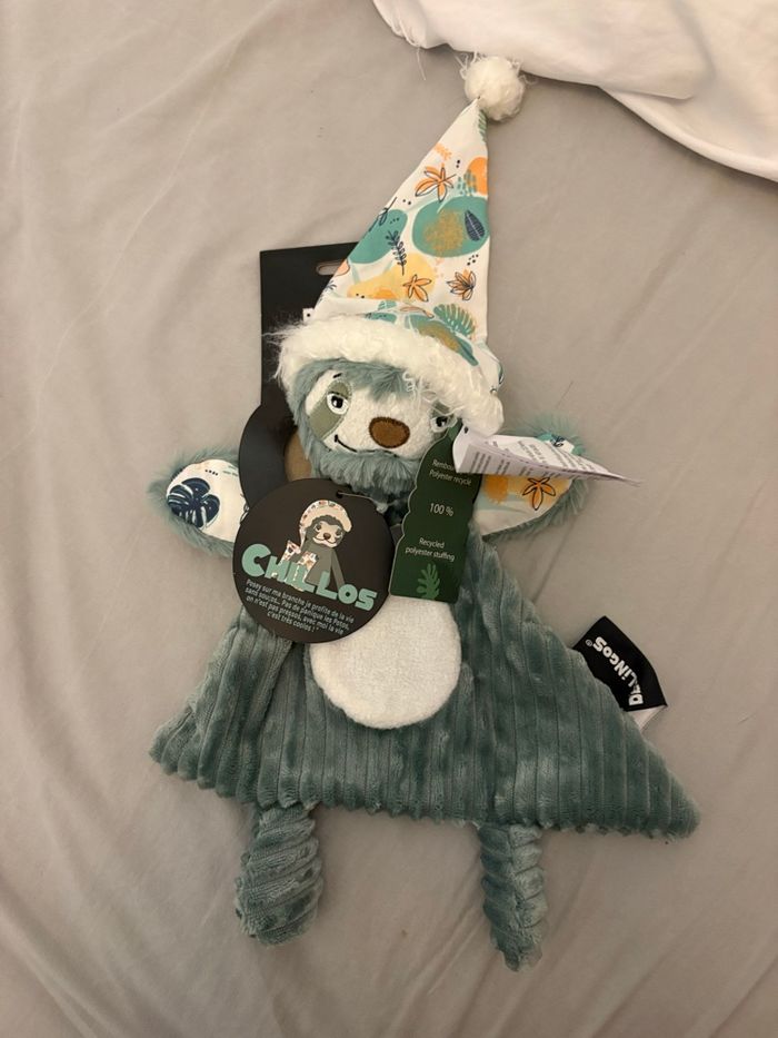 Doudou neuf les deglingos Chillos le paresseux