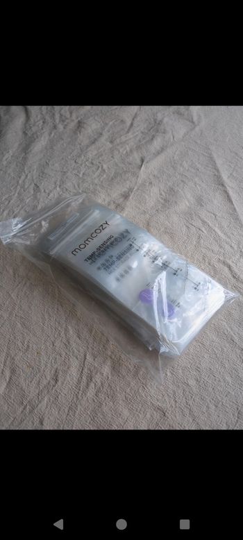Sachet lait maternelle