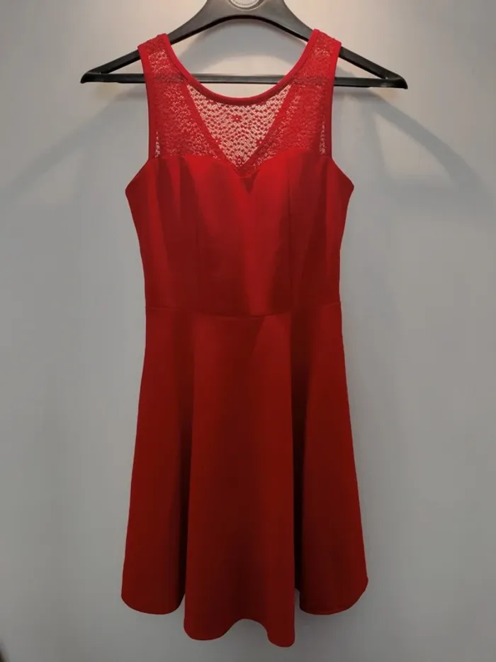 Robe rouge taille unique - photo numéro 2