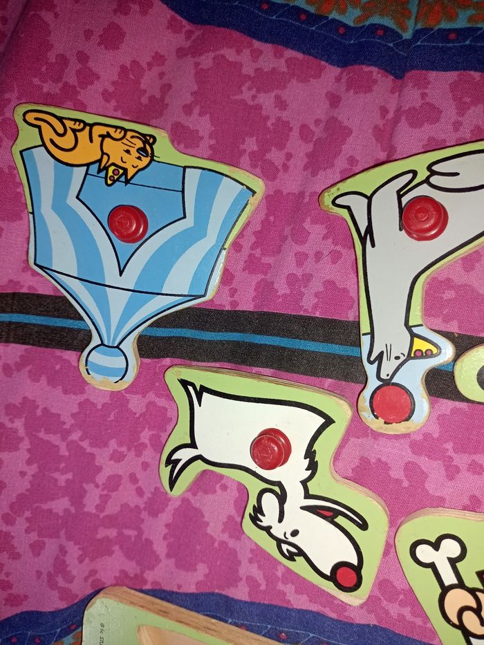 Puzzle en bois de bumba et ses amies - photo numéro 5