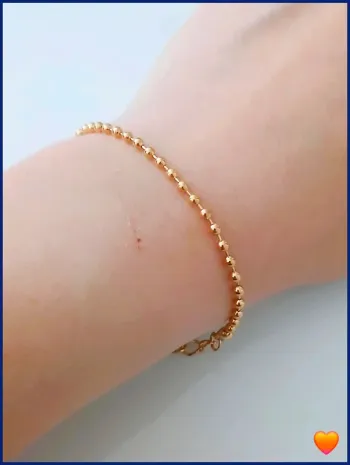 Bracelet doré tendance – Élégant et lumineux