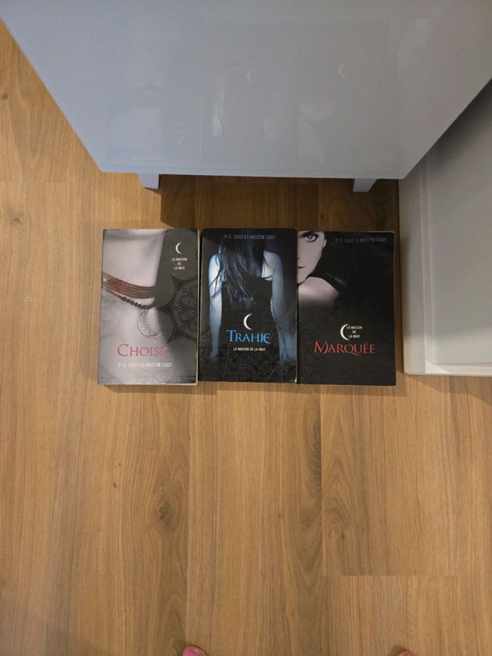 Lot de 3 livres la maison de la nuit marquée trahie choisie