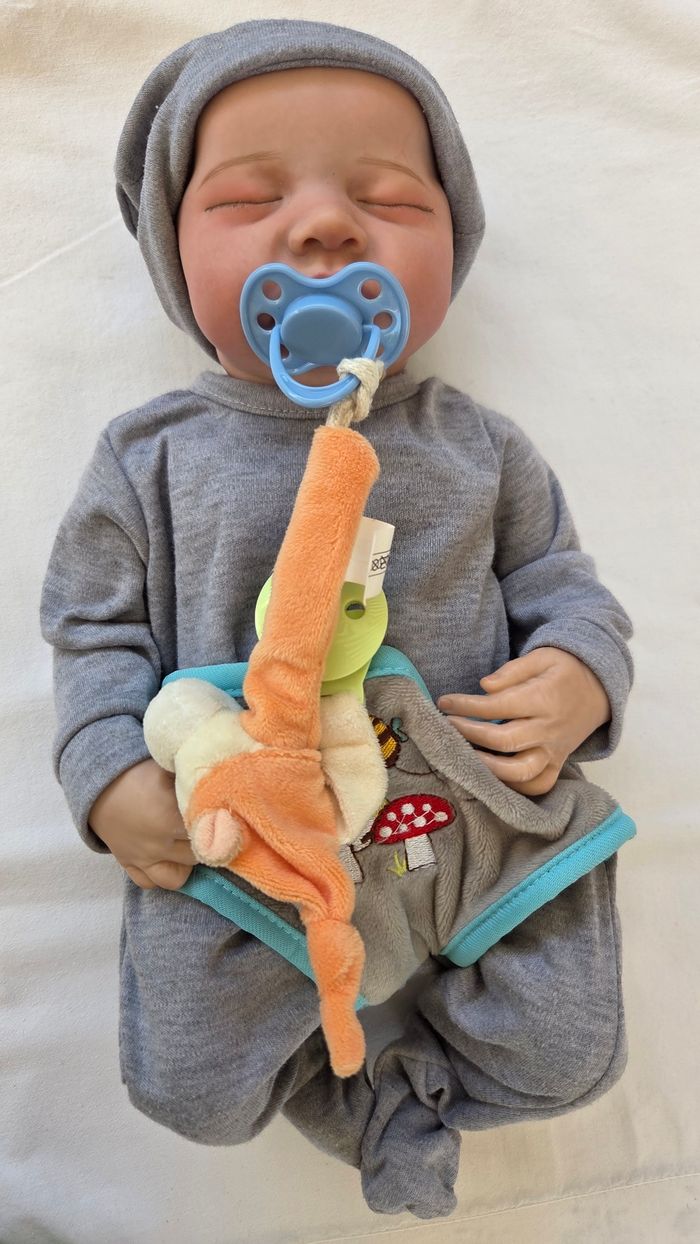 Poupon baigneur réaliste nouveau né sexue garçon 36 cm
