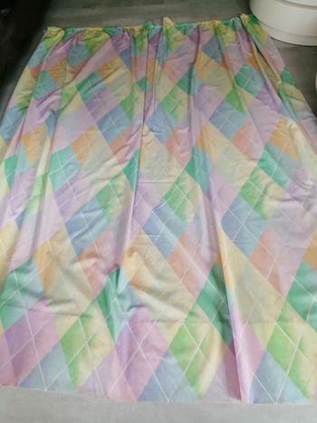 rideau coloré opaque