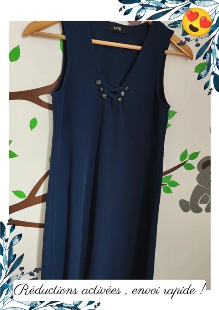 Robe bleu marine femme - photo numéro 2