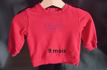 Sweat rouge Kiabi