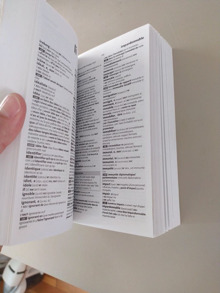 Dictionnaire Italien Français et Français Italien Robert Collins poche - photo numéro 6