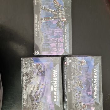 ⚔️ Lot Warhammer 40K – Grey Knights – Strike Squad + Nemesis Dreadknight + Brotherhood Terminator Squad – NEUF sous plastique ⚔️