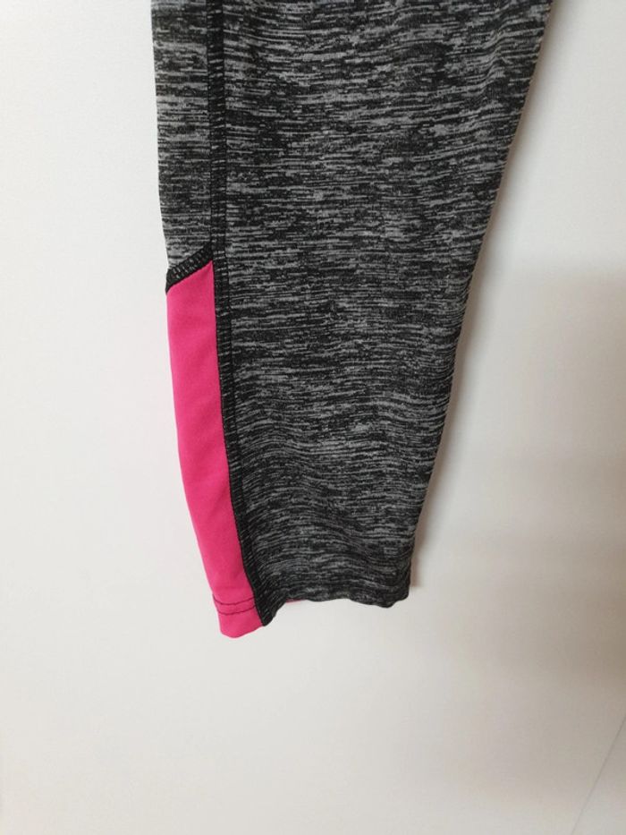 Legging gris chine/ rose S/M - photo numéro 4