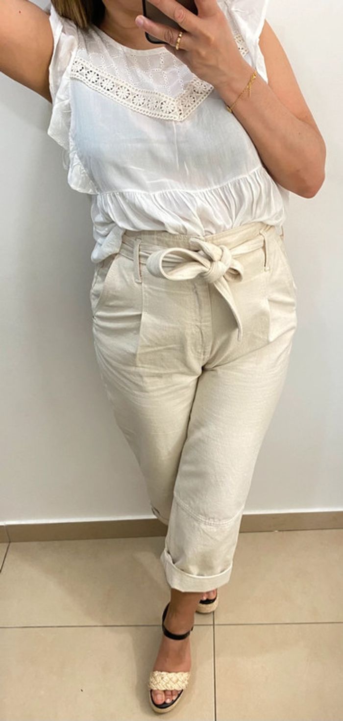 Blouse avec volant - photo numéro 3