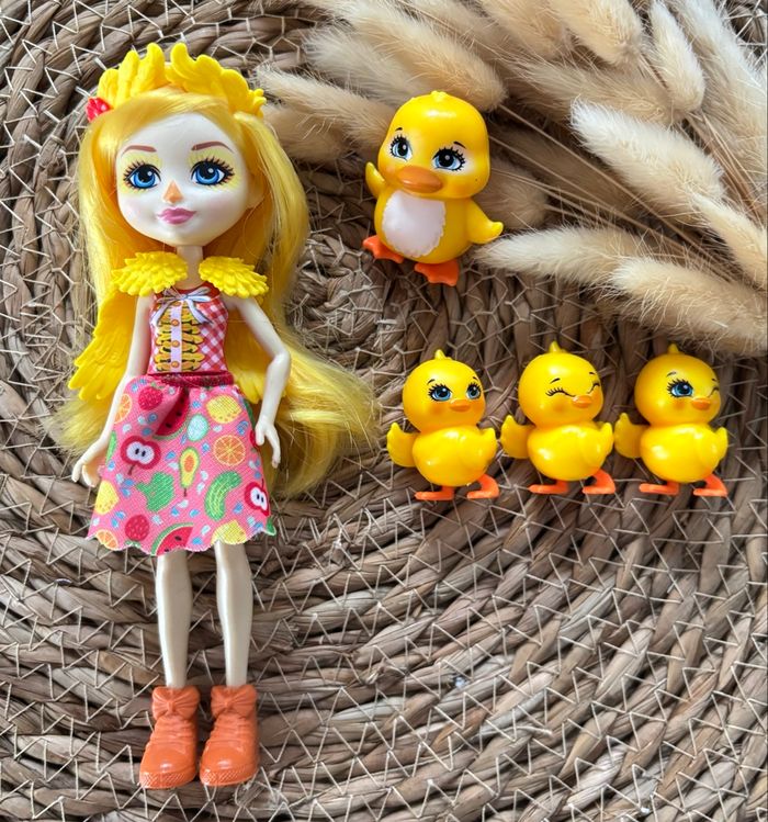 Enchantimals Dinah le canard, Slosh, Com, Butter & Banana