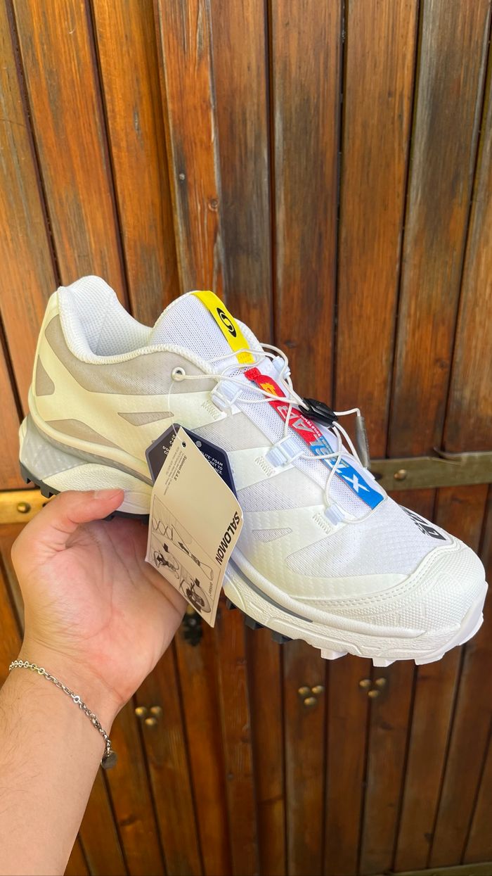 Salomon xt-4 OG Blanches White Ebony Lunar Rock - Taille 42 - photo numéro 6