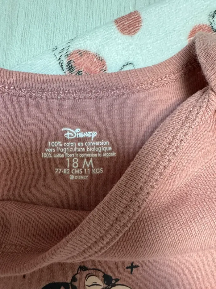 Lot ensemble Stitch pyjama chaud et body 18 mois - photo numéro 6