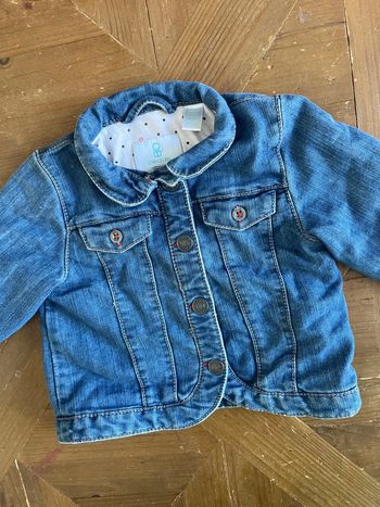 Veste jean fille