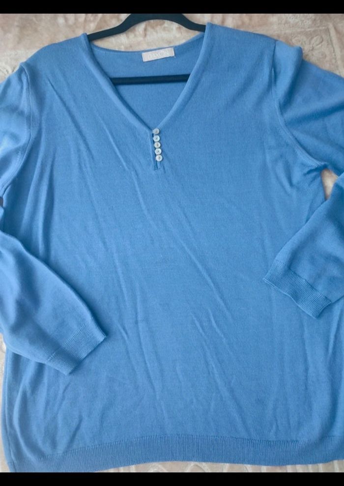 Pull col V laine , Daxon  taille  46/48  daxon