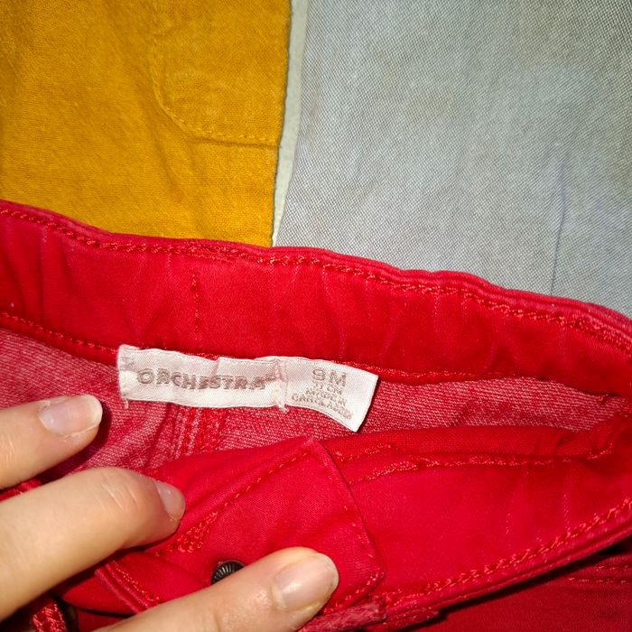 Lot #22 -  1 short et 2 pantalons été 9 mois Orchestra, H&M et Kiabi - photo numéro 2