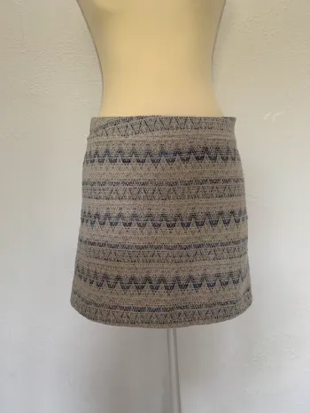Jupe courte à motifs Lely Wood – Taille S